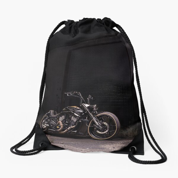 Jay's Harley Davidson V-Rod Drawstring Bag