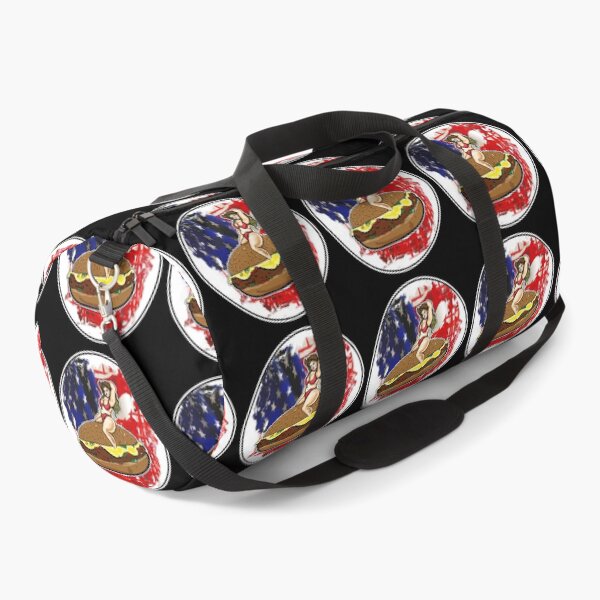 Item preview, AMERICAN COWGIRL Riding A BIG OLE cheeseburger designed and sold by SilentlyRob668.