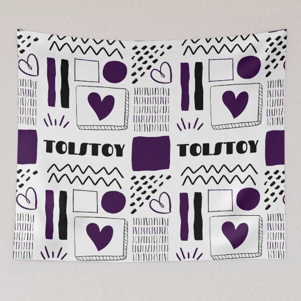 Item preview, Tolstoy | Cute Scribbly Seamless Pattern designed and sold by EarlessPierre.