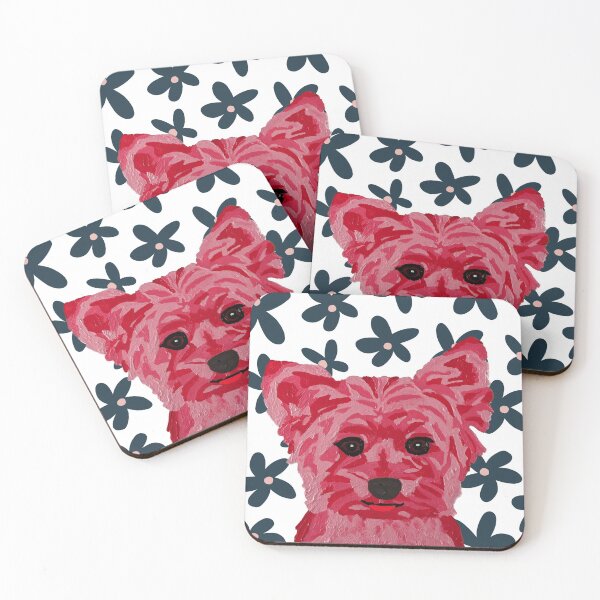 Item preview, Kate Yorkie by Flower Wallpaper designed and sold by Amanda A. Anthony.