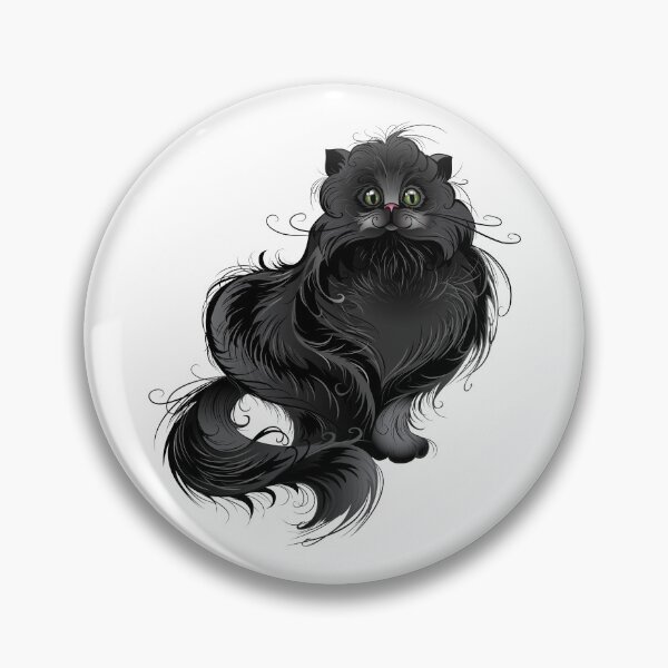 Item preview, Fluffy black cat ( Fat cat ) designed and sold by Blackmoon9.