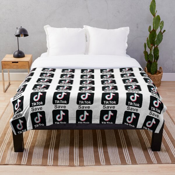 Tik Tok Funny Video Throw Blankets Redbubble