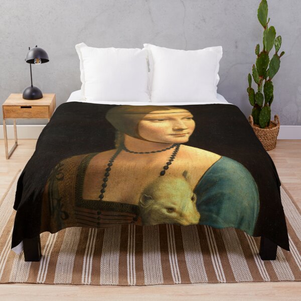 Item preview, Paintings Art, Leonardo da Vinci Painting Artist, Lady With An Ermine designed and sold by SasyJamArt.