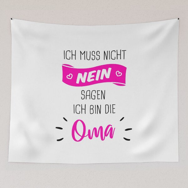 Artikelvorschau, Ich Muss Nicht Nein Sagen Ich Bin Oma entworfen und verkauft von khornholio.