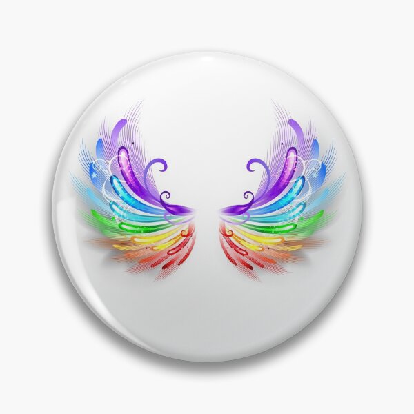 Item preview, Rainbow Wings on a White Background designed and sold by Blackmoon9.