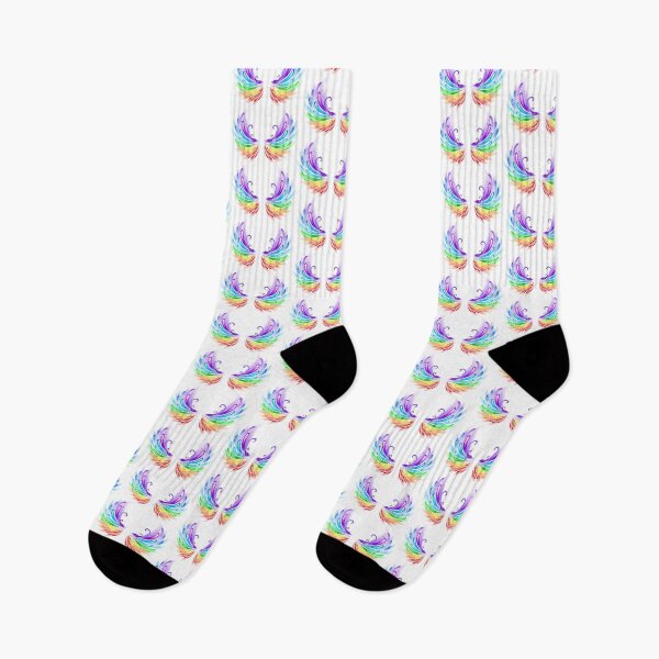 Item preview, Rainbow Wings on a White Background designed and sold by Blackmoon9.