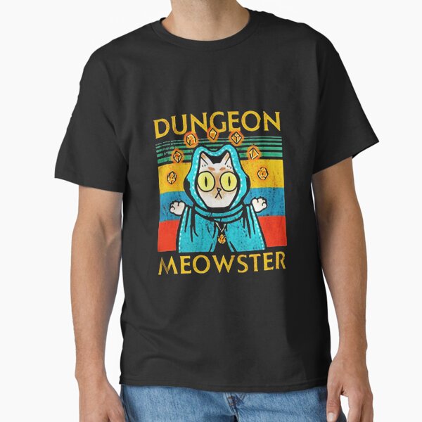Aperçu de l'œuvre Chat Dungeon Meowster Vintage créée et vendue par carolynwel662.