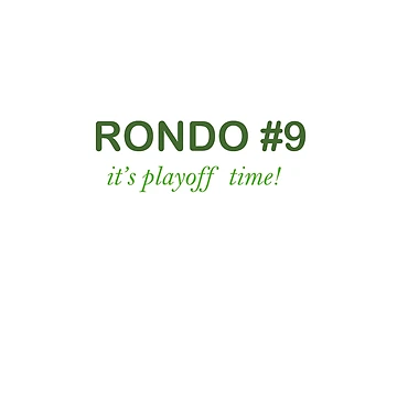 Artwork thumbnail, Playoff Rondo Rajon Rondo by allenski45