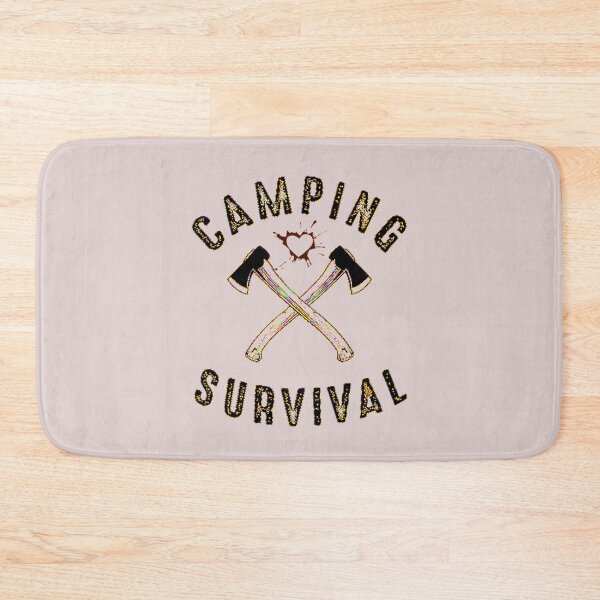 Item preview, CAMPER & Camping - Crossed Axes Survival  designed and sold by olegarh.