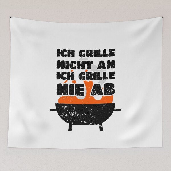 Item preview,  I never grill. Perfect gift idea as a grill accessory for everyone who is a chef at the grill and ensures the ideal culinary barbecue evening. No matter if grill master at the barbecue designed and sold by khornholio.