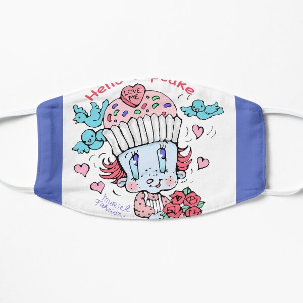 Hello Cupcake Square Mask