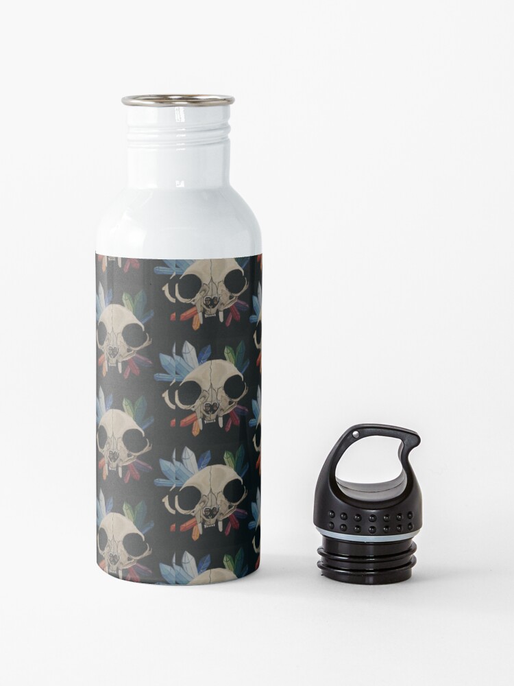 Alternate view of Cat & Crystals Water Bottle