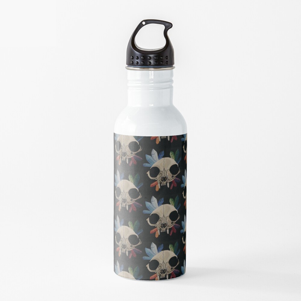 Cat & Crystals Water Bottle