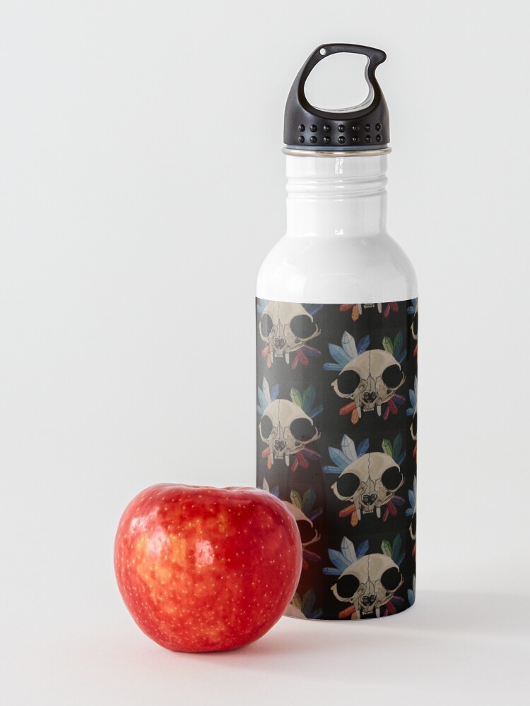 Alternate view of Cat & Crystals Water Bottle