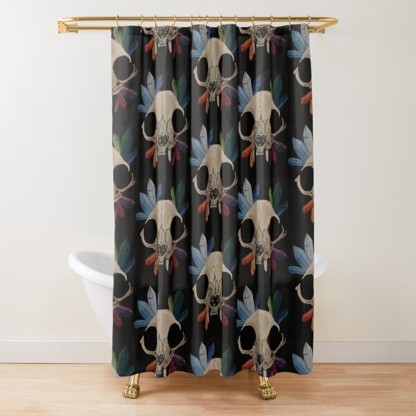 Cat & Crystals Shower Curtain