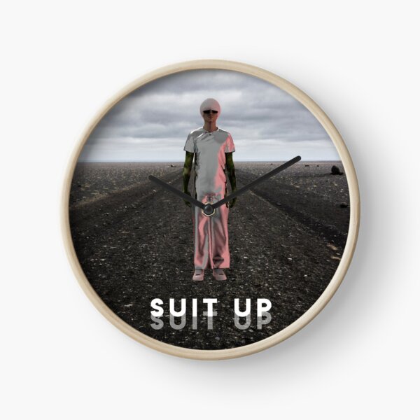 SUIT UP Clock