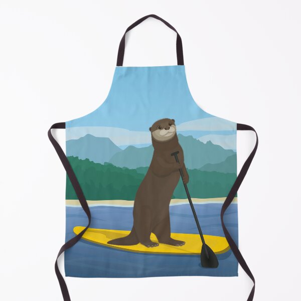 Item preview, Otter stand up puddling on vacation  designed and sold by Tefra.