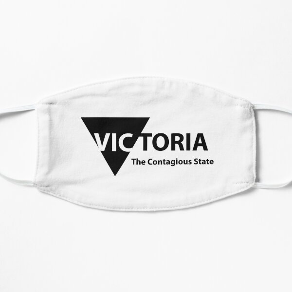 Victoria - The Contagious State Flat Mask