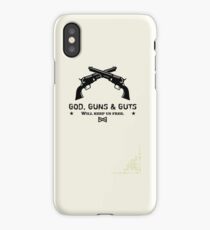 God, Guns & Guts VRS2 iPhone Case