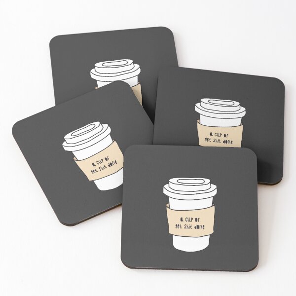 Item preview, a cup of get shit done designed and sold by FunnyGrief.