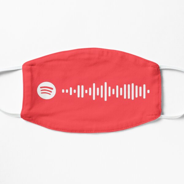 Código de Vivaldi Spotify - Retrato de una dama en llamas Mascarilla plana