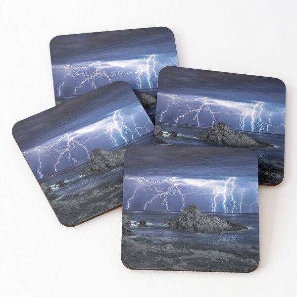 Item preview, Lightning over Sugarloaf Rock designed and sold by paulmp.