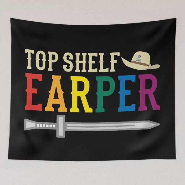 Item preview, Top Shelf Earper (Rainbow Text) - Wynonna Earp designed and sold by Queerdelion.
