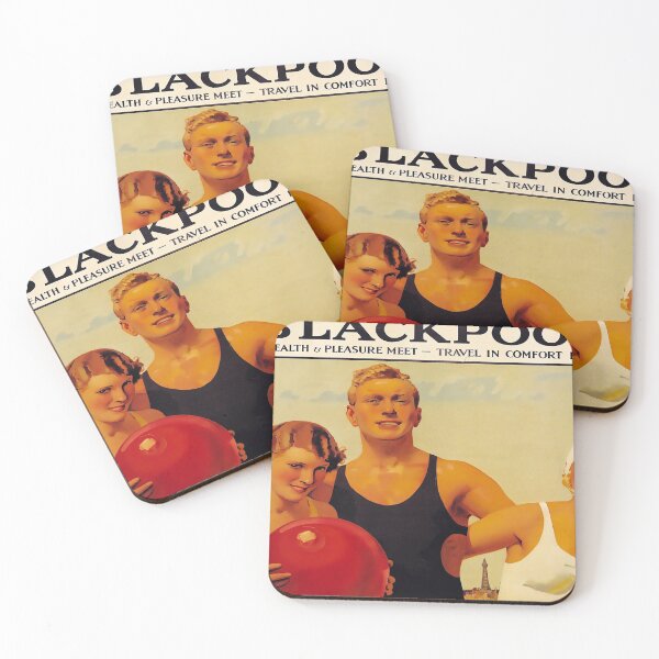Item preview, Railway Poster Blackpool designed and sold by stickart-marek.