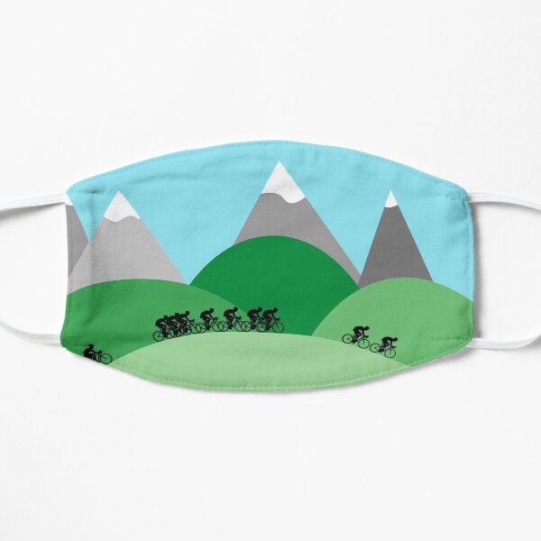 Cycling in the Hills Flat Mask
