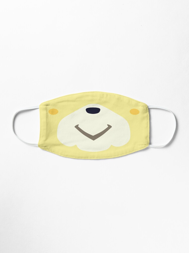 Download Isabelle Animal Crossing Mask By Olivks Redbubble PSD Mockup Templates