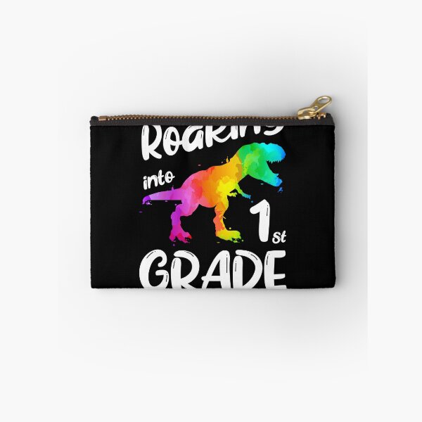 Item preview, Roaring Into 1st Grade Dinosaur First Day of School designed and sold by ZNOVANNA.