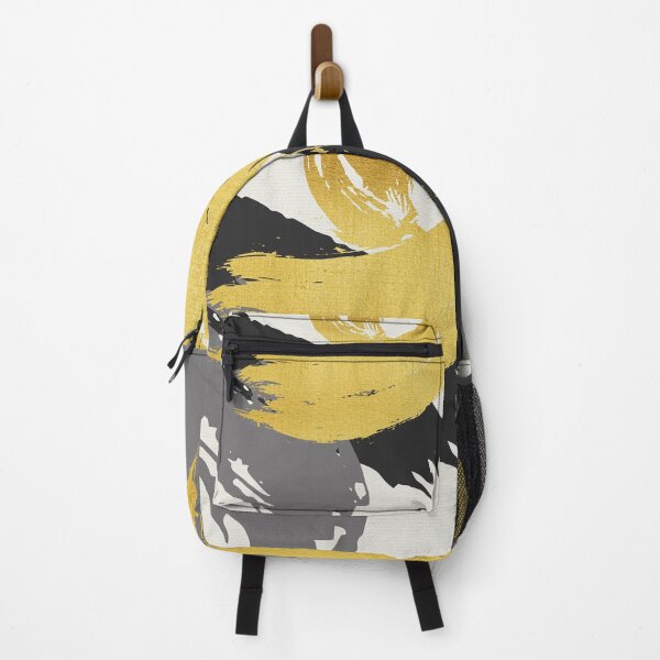 Item preview, Black and Gold Abstract Brush Strokes AP178-11 designed and sold by DuckyRubin.