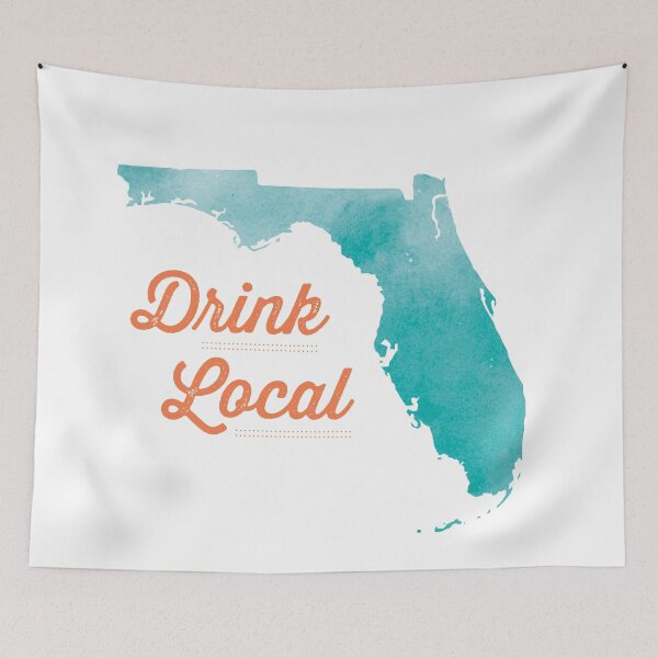Item preview, Drink Local - Florida designed and sold by RocketPunchSC.