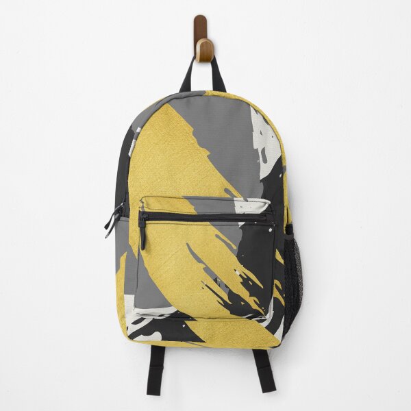Item preview, Black and Gold Abstract Brush Strokes AP178-12 designed and sold by DuckyRubin.