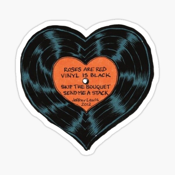Item preview, Vinyl Poem Sticker designed and sold by Aannawhitee.