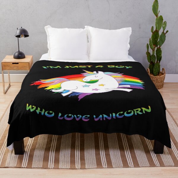 Item preview, I'm Just A Boy Who Love Unicorn designed and sold by frankdvm.