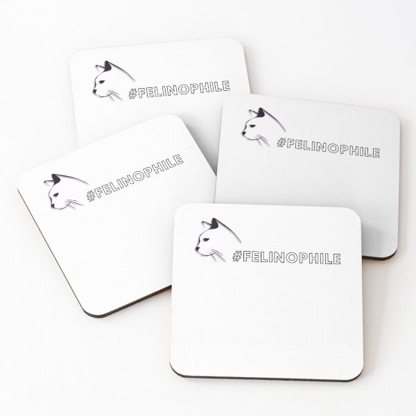 Item preview, #Felinophile - Funny Cat Lover Simple Minimalist Design  designed and sold by Rohit Mane.