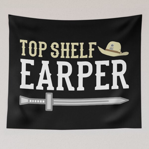 Item preview, Top Shelf Earper (White Text) - Wynonna Earp designed and sold by Queerdelion.