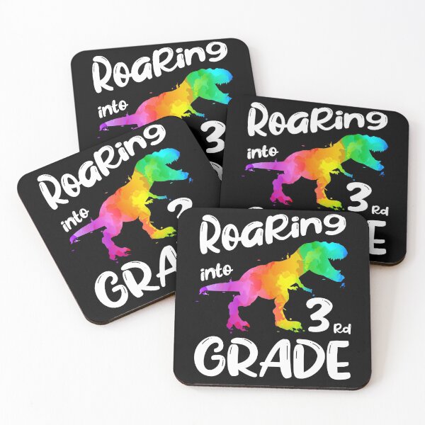 Item preview, Roaring Into 3rd Grade Third Dinosaur Back to School designed and sold by ZNOVANNA.
