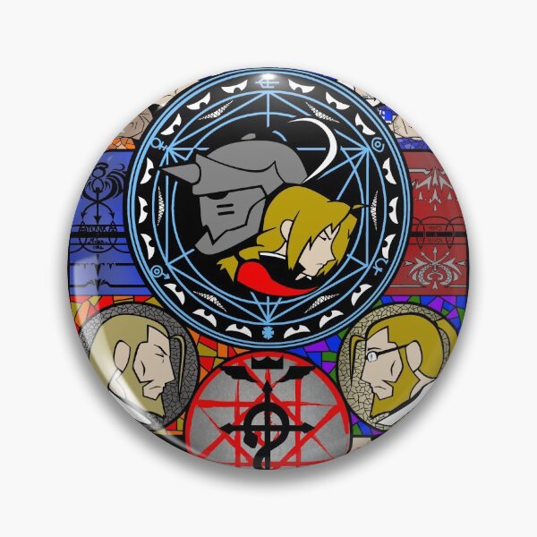 Item preview, Fullmetal Alchemist Stained Glass designed and sold by KewlZidane.