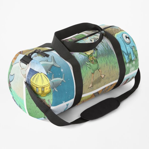Crazy Creatures Puzzle Duffle Bag
