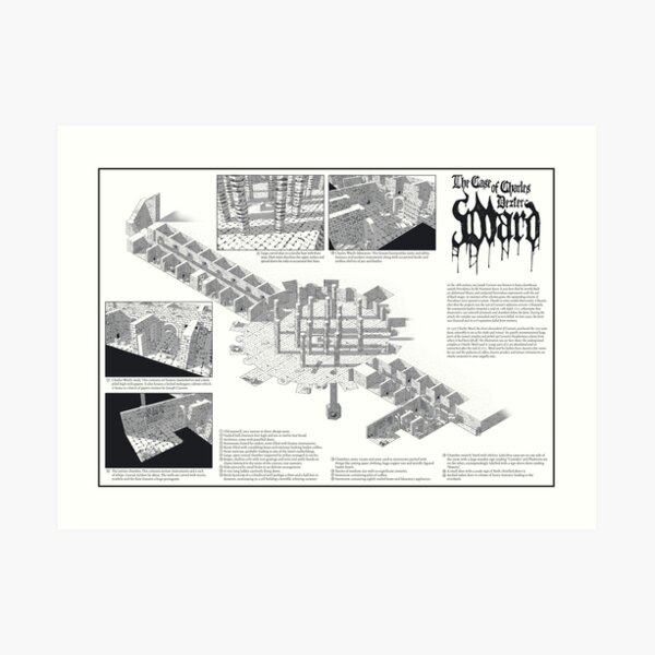 The Case of Charles Dexter Ward ISO dungeon Art Print