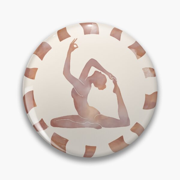 Item preview, King Pigeon Yoga Watercolor  designed and sold by Bloomandflo.