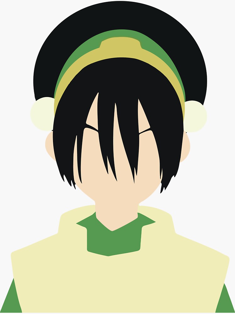 "Avatar The Last Airbender Minimalist Toph" Sticker for Sale by egrjhn