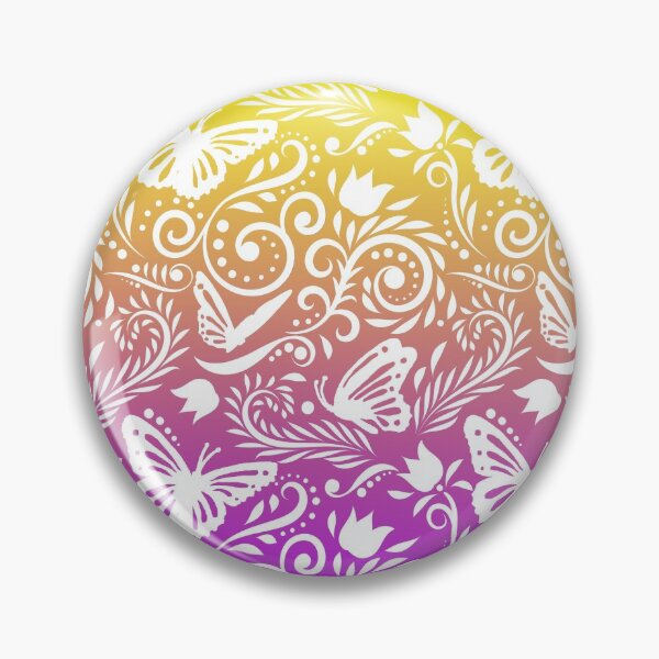 Item preview, Butterfly and Flower - Grapes with Lemon Drop RS designed and sold by CreativityRoams.