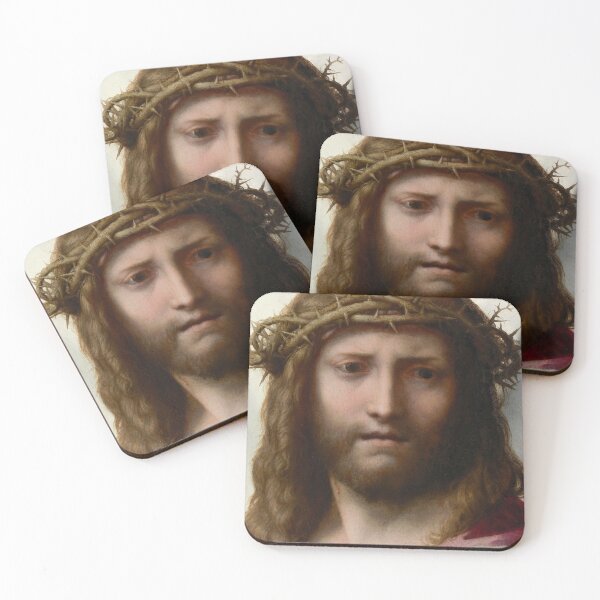 Item preview, Painting Art, Antonio Allegri da Correggio , Paintings Artist, Head Of Christ designed and sold by SasyJamArt.