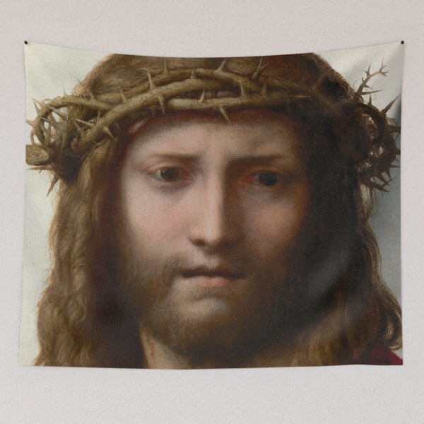 Item preview, Painting Art, Antonio Allegri da Correggio , Paintings Artist, Head Of Christ designed and sold by SasyJamArt.