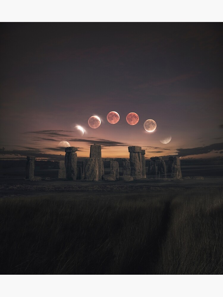 Discover Blood Moon Eclipse, UK Canvas