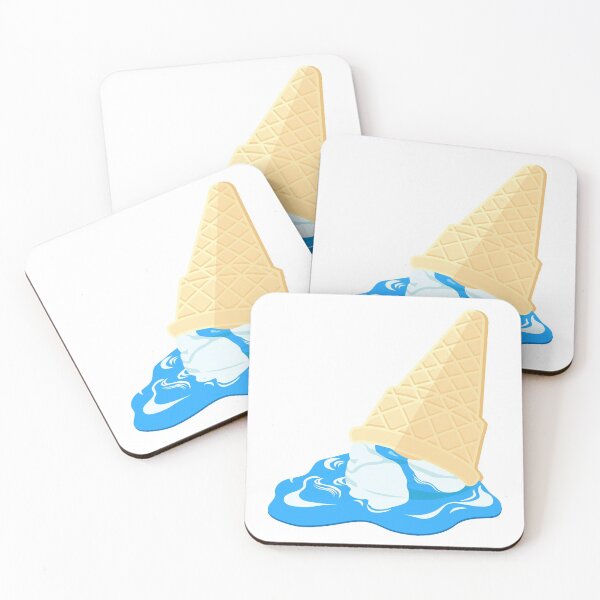 Item preview, Dropped ice cream blue color designed and sold by Planb StudioDesign.
