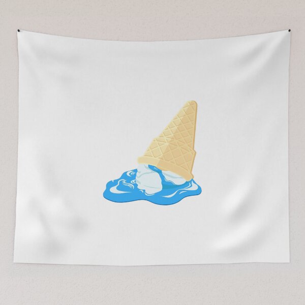 Item preview, Dropped ice cream blue color designed and sold by Planb StudioDesign.